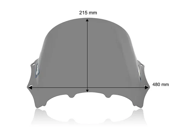 Pare-brise WRS Race M1000RR dark S - vue 2