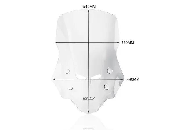 Pare-brise WRS Caponord CB500X - vue 5