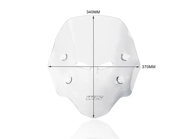 Pare-brise sport WRS CB500X transparent - vue 4