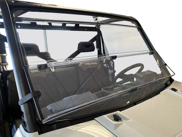Pare-brise Deluxe entièrement rabattable Moose Offroad Four Wheel - vue 2
