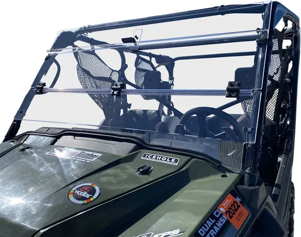 Pare-brise Deluxe entièrement rabattable MOOSE OFFROAD FOUR WHEEL - vue 2