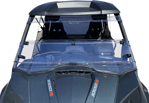 Pare-brise Deluxe entièrement rabattable Moose Offroad Four Wheel - vue 3