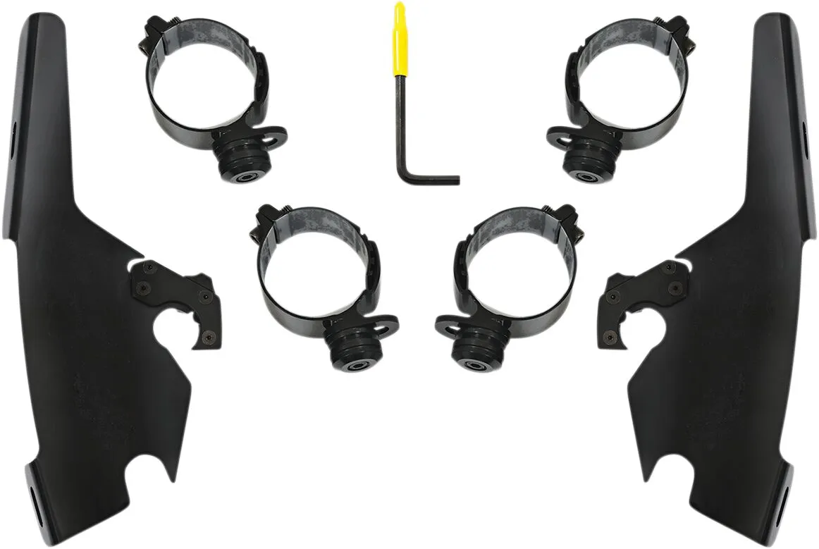 Kit de montage Trigger-Lock pour carénage Batwing Memphis Shades