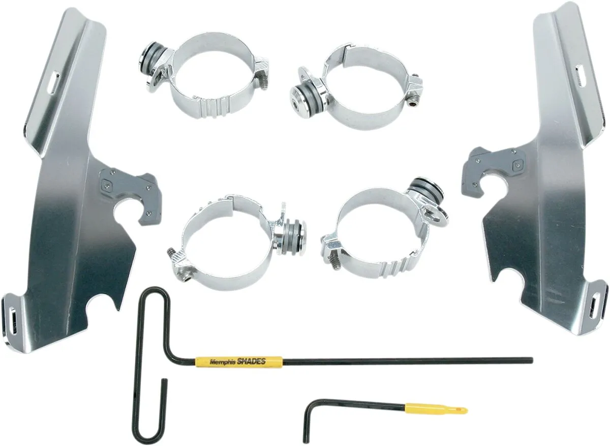 Kit de montage complet Trigger-Lock pour pare-brise Memphis Shades Metric