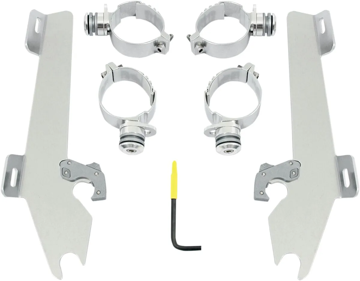 Kit de montage complet Trigger-Lock pour pare-brise Memphis Shades Metric