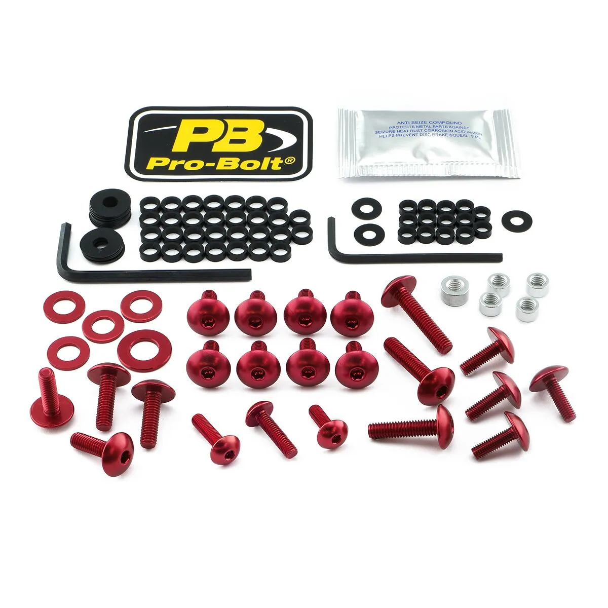 Kit de boulons pour carénage en aluminium Kawasaki PRO BOLT