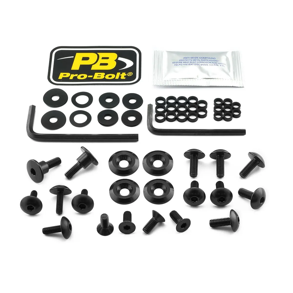 Kit de boulons pour carénage en aluminium Suzuki Pro Bolt