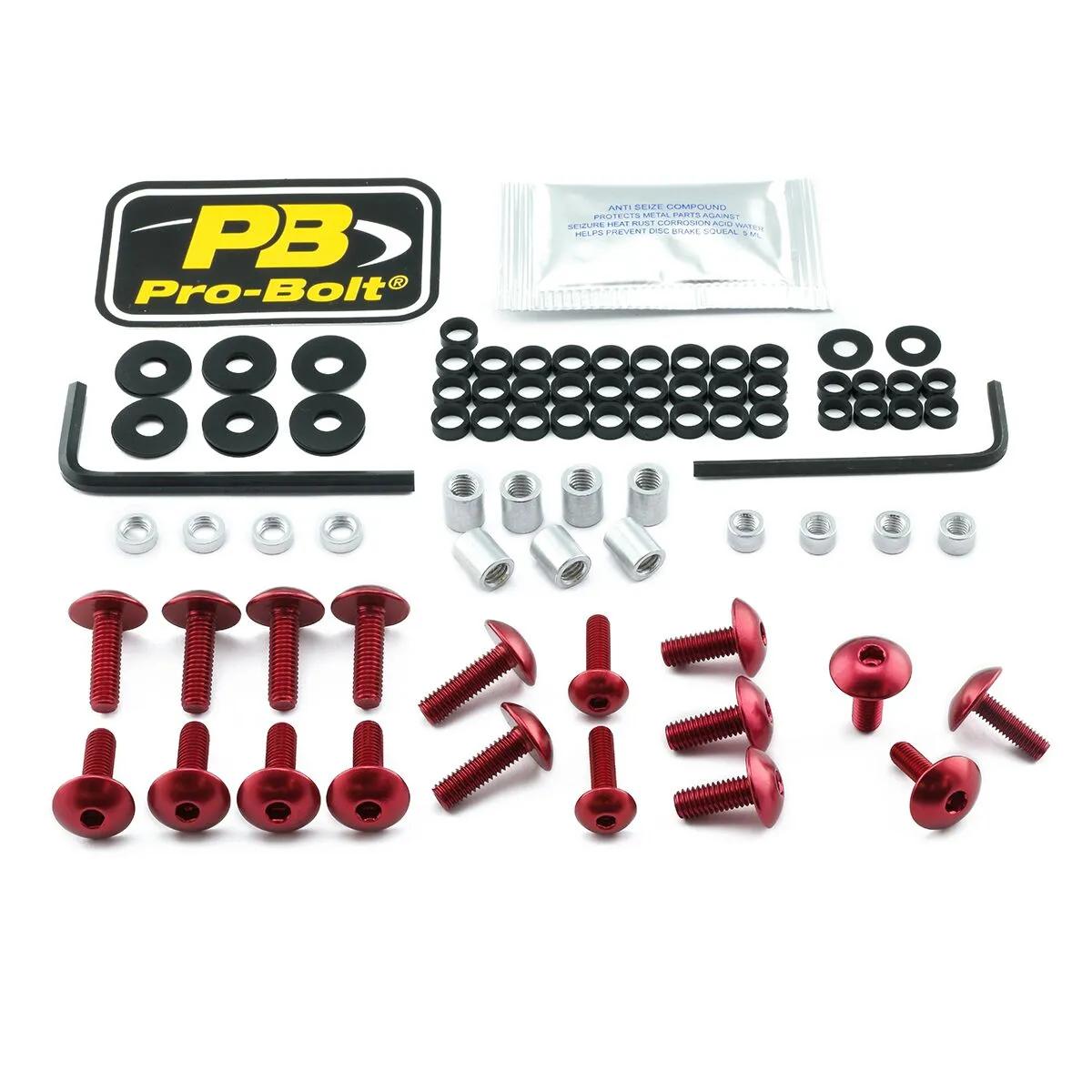 Kit de boulons pour carénage en aluminium Suzuki PRO BOLT