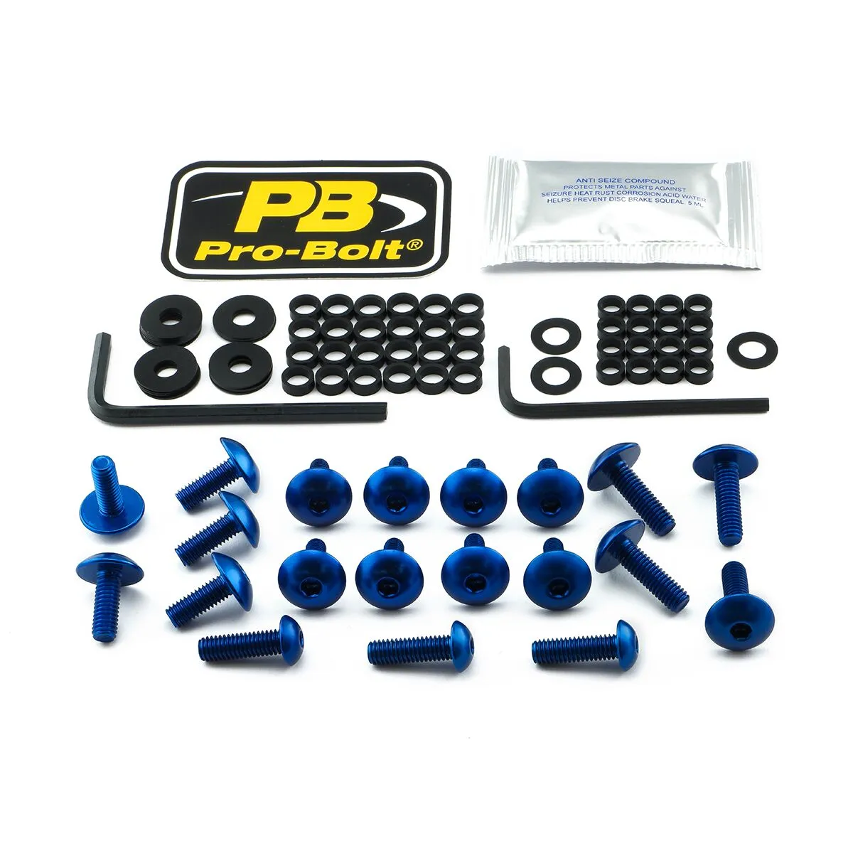 Kit de boulons pour carénage en aluminium Triumph PRO BOLT