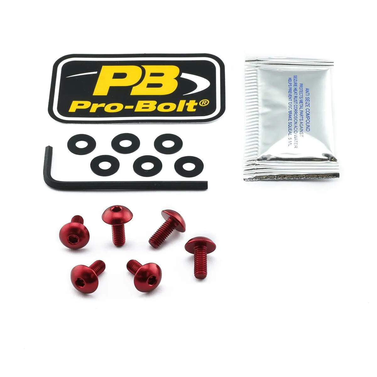 Kit écran Bolt rouge PRO BOLT