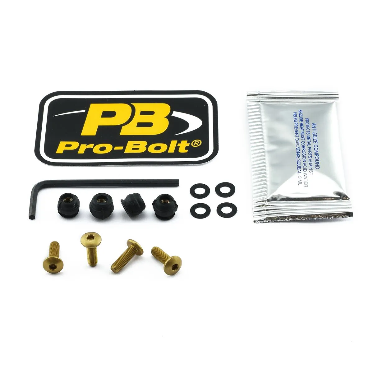Kit de boulons de carénage en aluminium PRO BOLT
