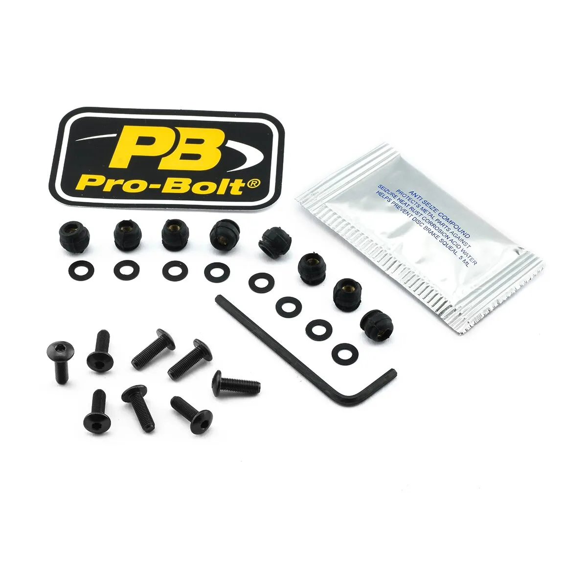 Kit de boulons de carénage en aluminium PRO BOLT