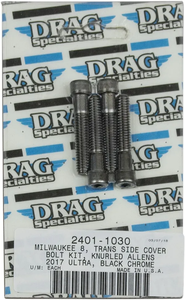 Kit Boulon M8 Transmission Couvre-Culasse DRAG SPECIALTIES - vue 2