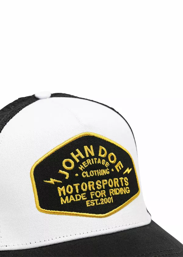 Casquette style camionneur broderie jaune JDM Heritage JOHN DOE - vue 2