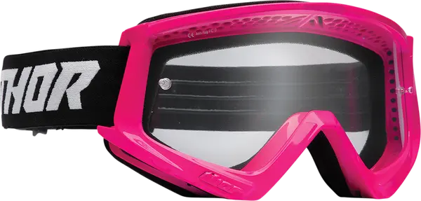 Casque THOR Gogl CMBT RCR YTH flpk/bk - vue 2