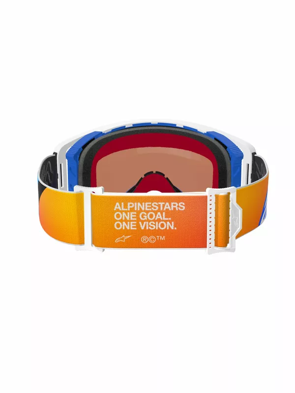 Lunettes Alpinestars Goggles Supertech Corp bleu/or - vue 3
