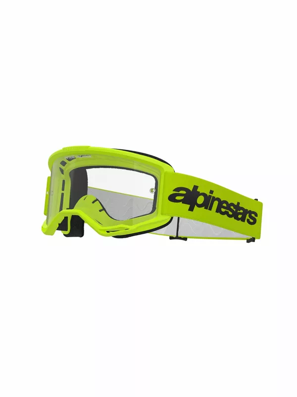 Alpinestars Goggle Vision 3 Wordmark jaune - vue 3