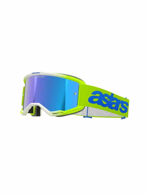 Lunettes Alpinestars Vision 5 Blaze jaune/bleu M - vue 4