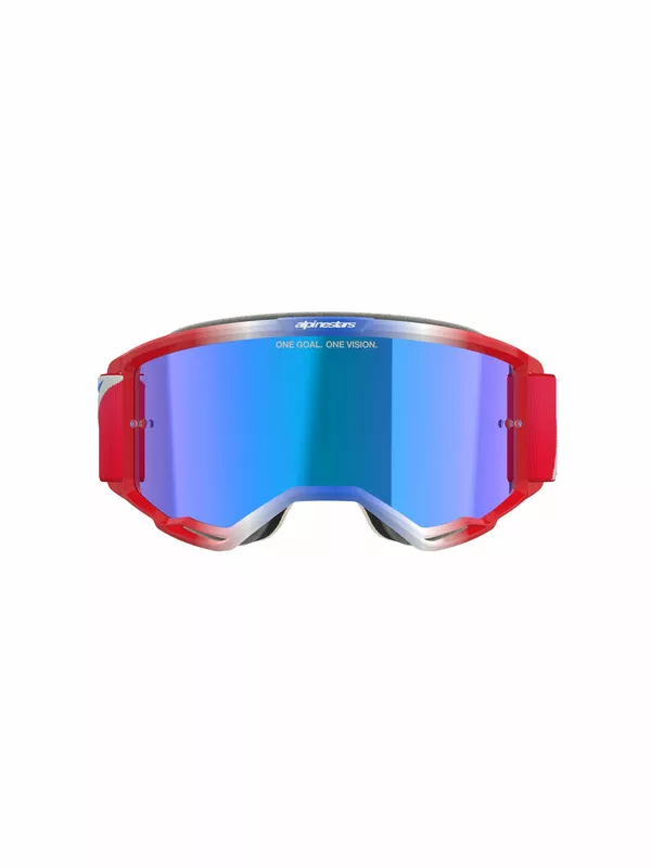 Alpinestars Goggle Vision 5 Corp rouge/blanc/bleu - vue 4