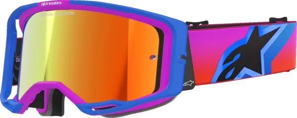 Lunettes Alpinestars Goggle Vision 8 Corp Bleu/Violet - vue 3