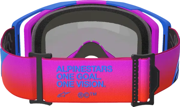 Lunettes Alpinestars Goggle Vision 8 Corp Bleu/Violet - vue 4