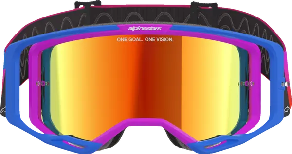 Lunettes Alpinestars Goggle Vision 8 Corp Bleu/Violet - vue 5
