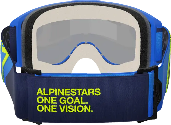 Lunettes Alpinestars Goggle Vision 5 Corp bleu/jaune - vue 3