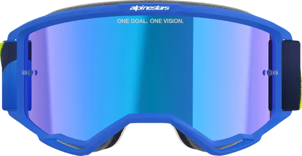 Lunettes Alpinestars Goggle Vision 5 Corp bleu/jaune - vue 4