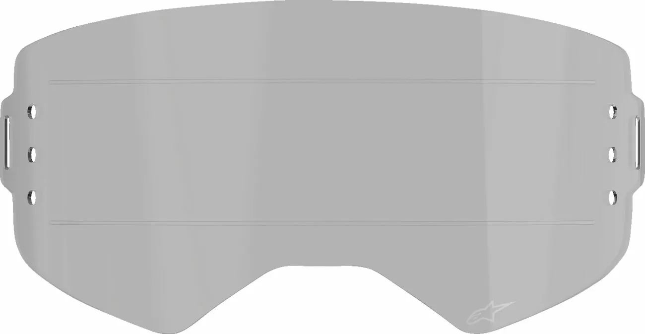 Verre pour masque avec système roll-off Alpinestars Supertech