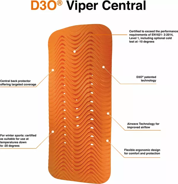 Protection dorsale contre les chocs D3O® Viper ICON - vue 2