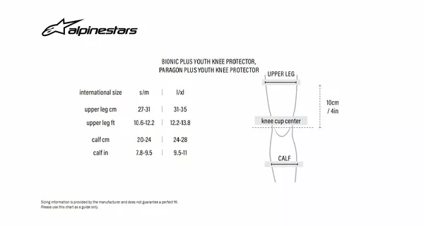 Alpinestars Guard YTH Knee Bio+ L/XL - vue 3