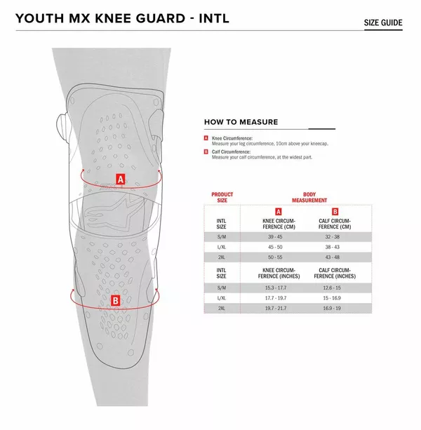 Protège-genoux Alpinestars Guard YTH SX1 B/R S/M - vue 3