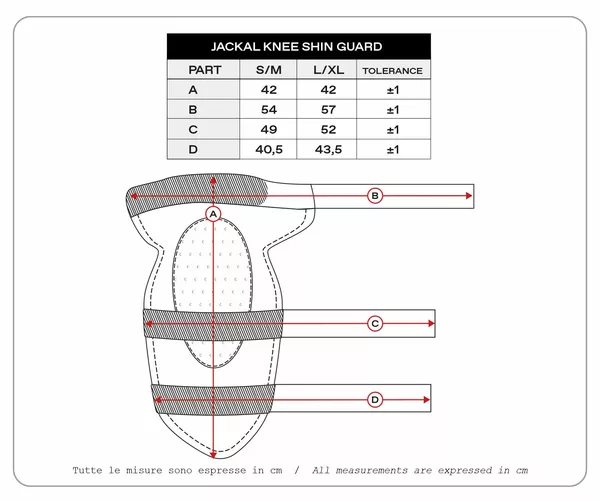 Protections de genou/tibia Jackal UFO - vue 4