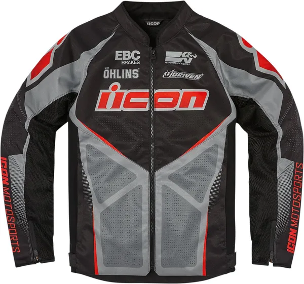 Veste moto ICON Hooligan U-Bolt noire SM