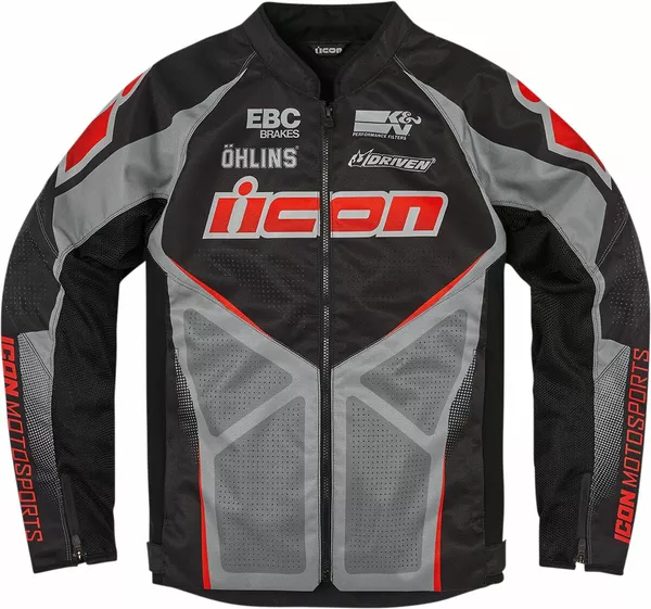 Veste ICON Hooligan U-Bolt noire taille M