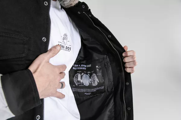 Veste Motoshirt motif prison JOHN DOE - vue 4