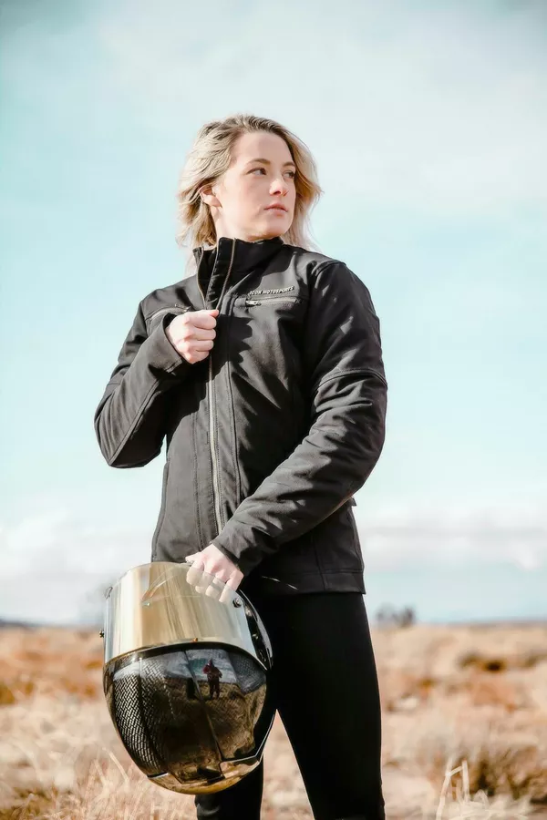 Veste ICON Jacket WM Hella Black LG - vue 4