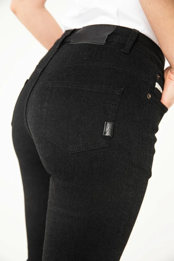 Pantalon moto John Doe 4W Ruby black 30/32 - vue 3