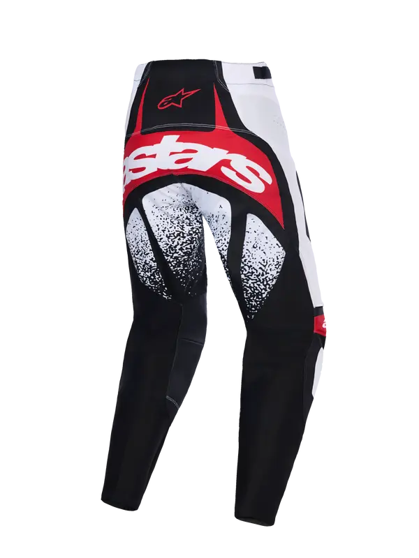Pantalon ALPINESTARS Techstar Nomur noir/blanc/rouge - vue 2