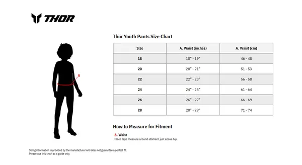 Pantalon THOR Youth Ridemode Menace - vue 5
