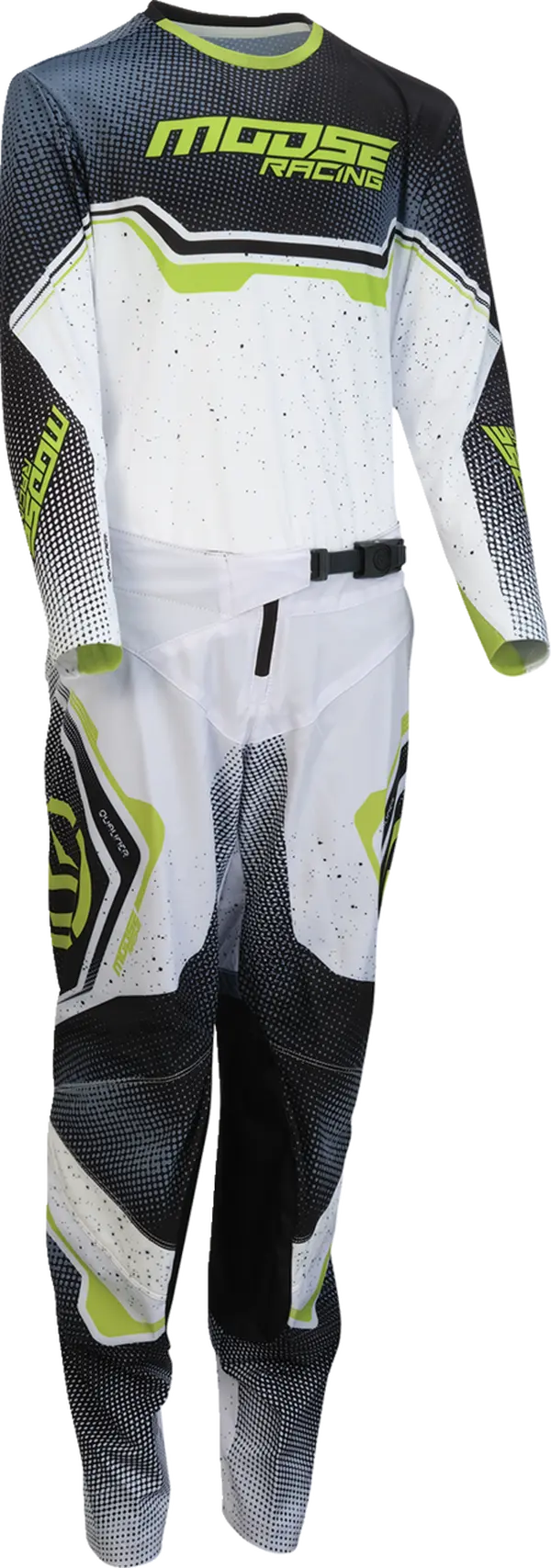 Pantalon Moose Offroad Qualifier Blanc/Noir Enfant - vue 2