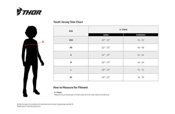 Maillot THOR Youth Ridemode Menace - vue 6