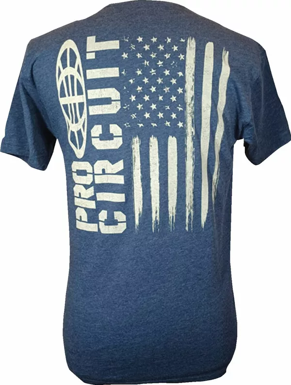 T-shirt PRO CIRCUIT avec logo et drapeau - vue 2
