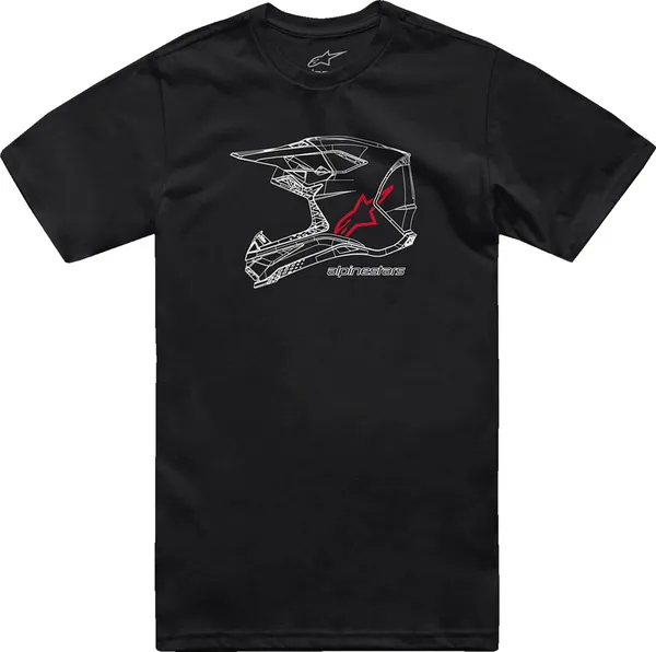 T-shirt Alpinestars CSF casque MX - vue 2