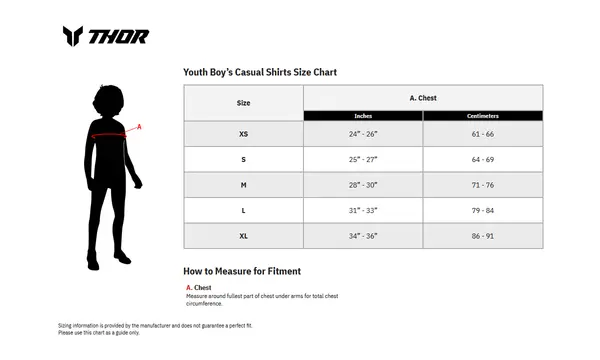 Tee-shirt THOR Youth Vantage noir taille L - vue 3