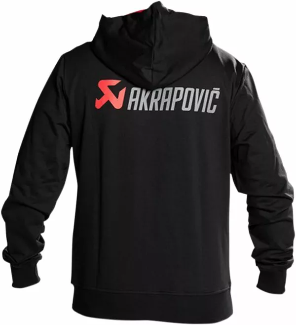 Sweat-shirt homme Akrapović noir/rouge taille S - vue 2