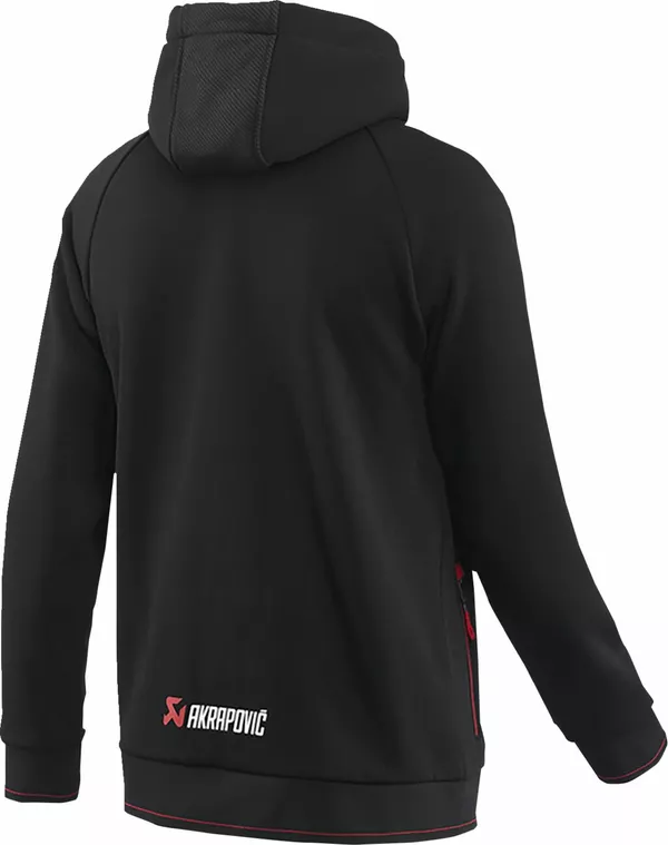 Sweat-shirt à capuche avec fermeture éclair intégrale Akrapović - vue 5