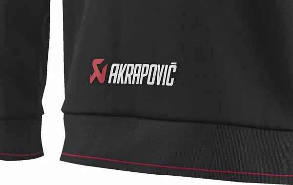 Sweat-shirt à capuche avec fermeture éclair intégrale Akrapovic - vue 3