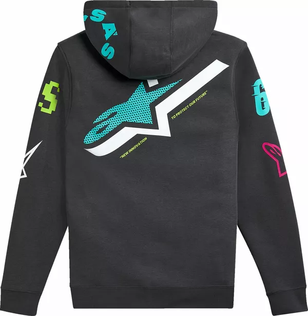 Sweat-shirt à capuche avec fermeture éclair Variegate Alpinestars - vue 2