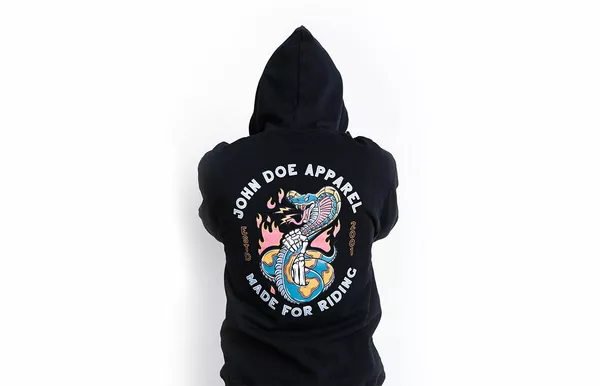 Sweat-shirt à capuche Snake II JOHN DOE - vue 3